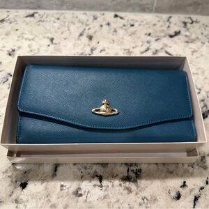 Vivienne Westwood EUC Teal Women's Wallet